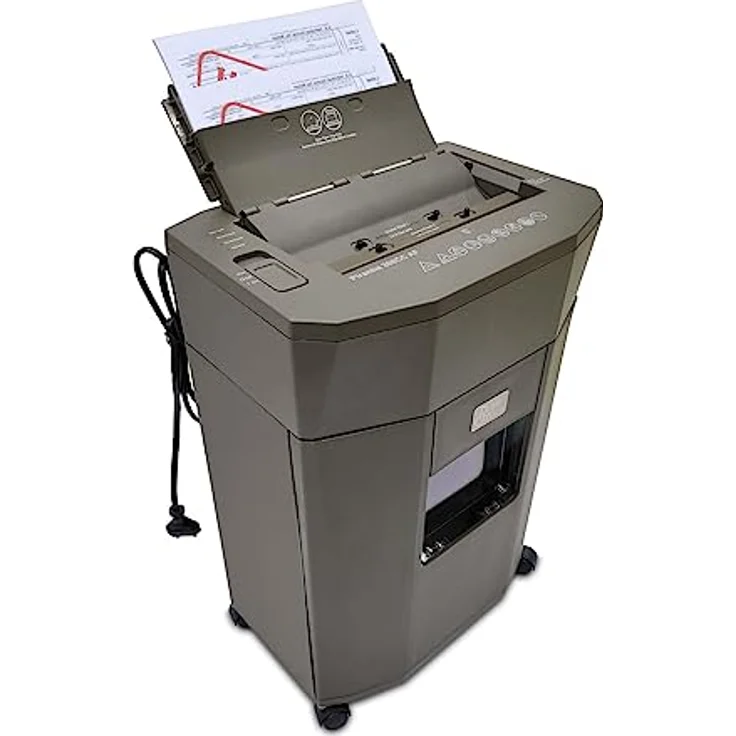 ProfiOffice Aktenvernichter autofeed Partikelschnitt Sicherheit P-4 Piranha 308 AF - 80 Blatt Einzug, zuverlässig schnell, DSGVO konform (91951) – Bild 1