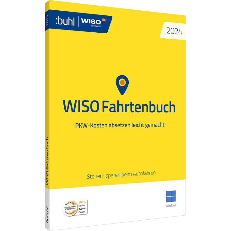 WISO Fahrtenbuch 2024 (für Windows)