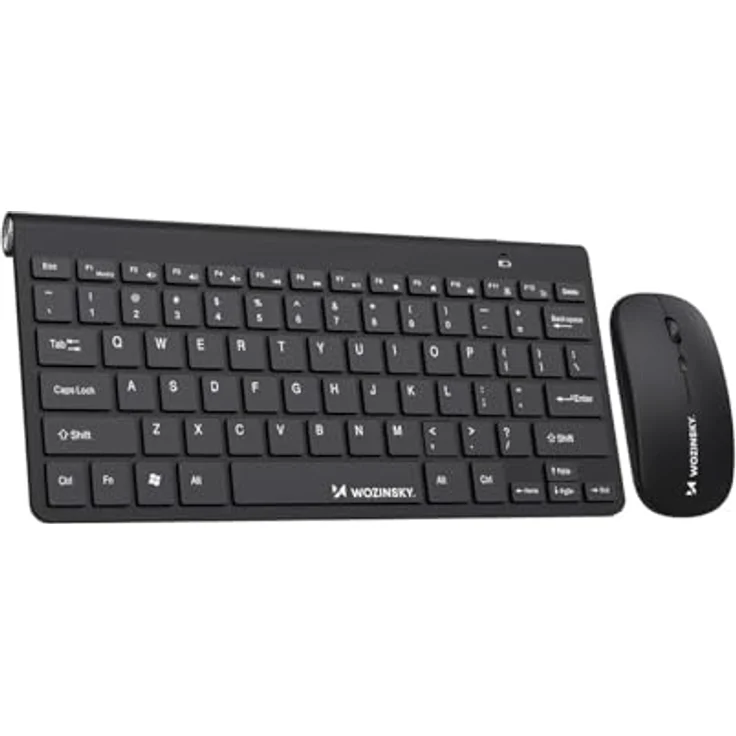 WOZINSKY WZKM-078 Wireless Tastatur & Maus, Kompakt, Schwarz, 2.4GHz, Leise Tasten, Ergonomisches Design, für Büro und Zuhause – Bild 5