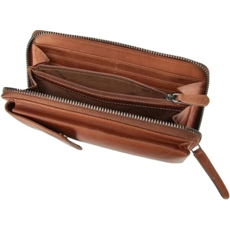 The Chesterfield Brand Handytasche Malaga, Geldbörse aus Wax Pull up Leder, 10 x 19 x 3 cm, 0,5 Liter – Bild 5