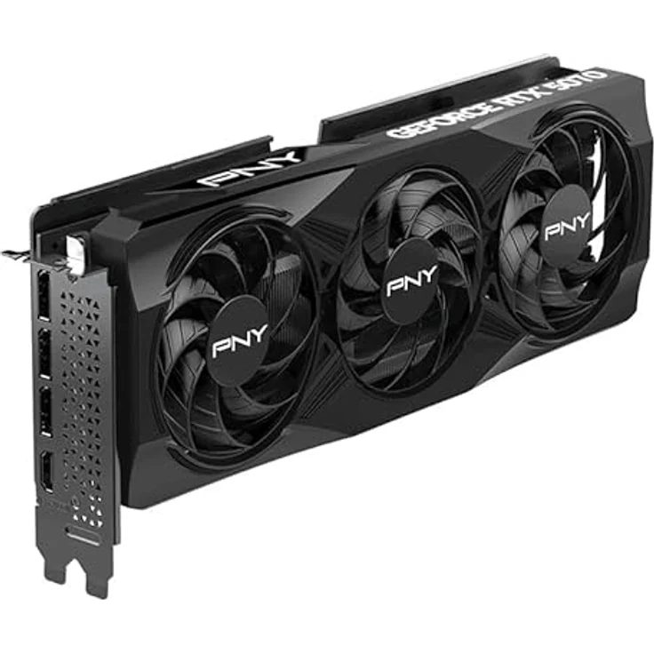 PNY GeForce RTX 5070 ARGB, Übertaktete Triple Fan Grafikkarte mit 12GB GDDR7, AI DLSS4 und Reflex 2 – Bild 3