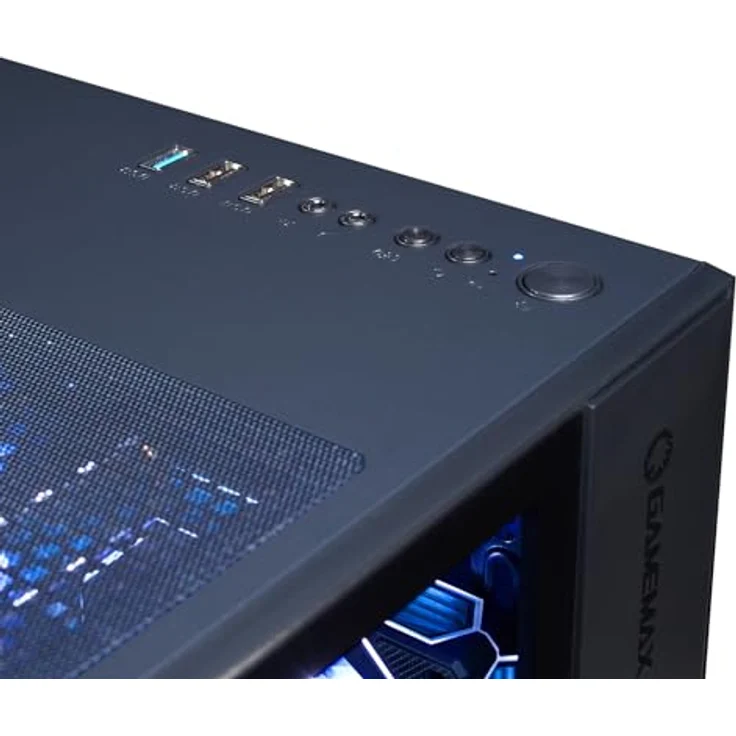 GameMax Infinity Mini BK 7796, Gaming-PC mit AMD Ryzen 7 5700X, 16GB RAM, 1TB SSD und GeForce RTX 5060 Ti, Schwarz – Bild 5