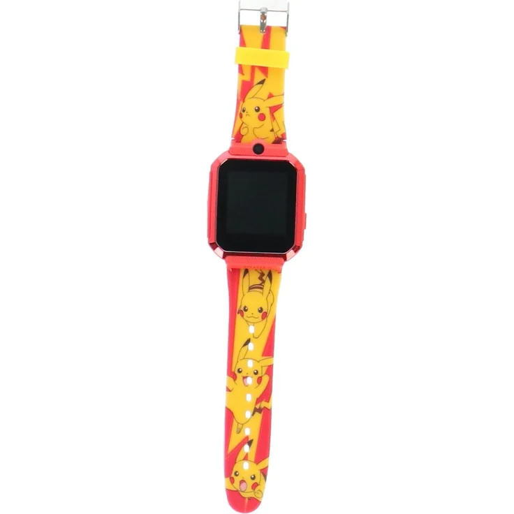 Accutime Pokémon Smartwatch, interaktive Kinderuhr mit Touchscreen und Kamera, blau