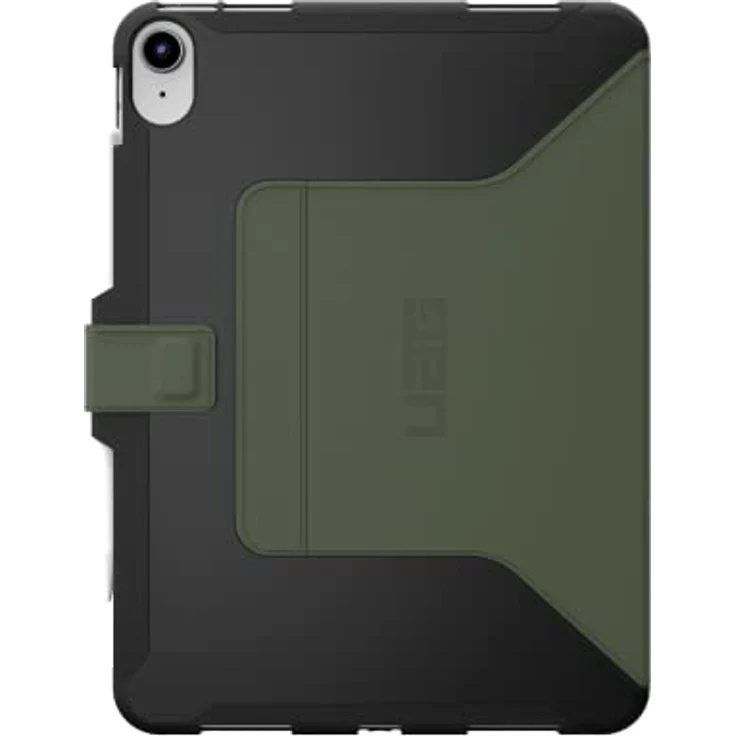 UAG Scout Folio Case für Apple iPad 10.9 Hülle (10. Generation / 2022) Schutzhülle mit Magnetische Frontklappe, Wake/Sleep Unterstützung, Apple Pencil Halterung, schwarz/Olive – Bild 3