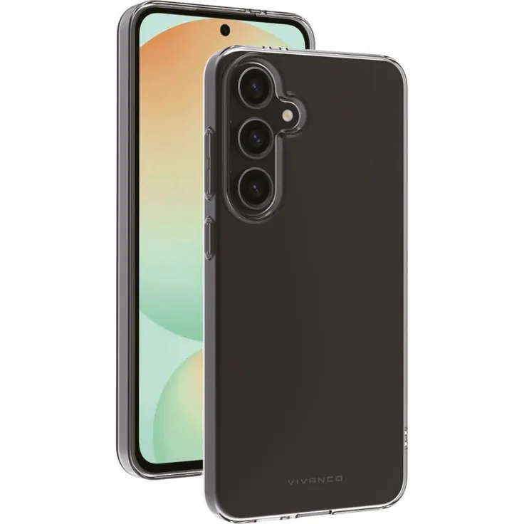 Vivanco Super Slim Cover für Samsung Galaxy S24 FE, transparentes Handyzubehör
