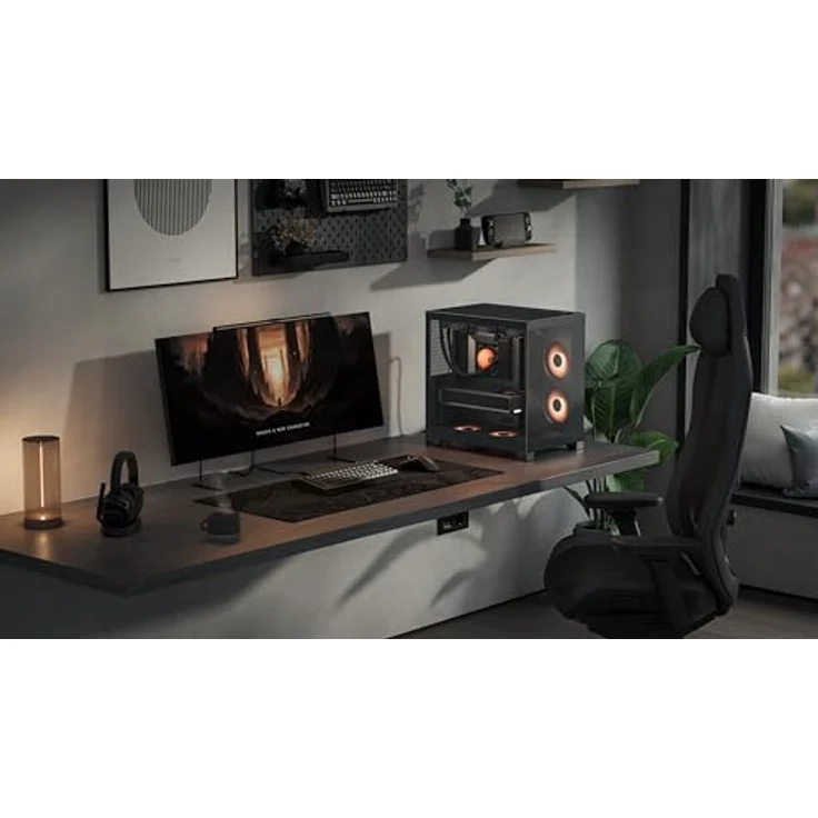 Fractal Design Pop 2 Vision Black RGB, Midi-Tower PC-Gehäuse für ATX, E-ATX, vorinstallierte 4 Lüfter, max. CPU-Kühlerhöhe 172 mm, Grafikkartenlänge bis 412 mm – Bild 5