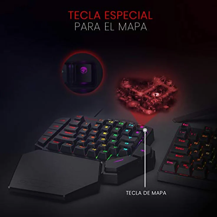 Redragon - DITI Mini Teclado Mecánico Gaming RGB Keypad Negro – Bild 3