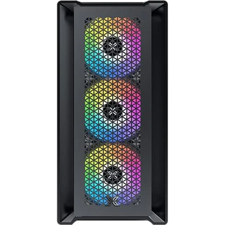 Xigmatek Lux M PC-Gehäuse Mini Tower Micro-ATX, Schwarz – Bild 2