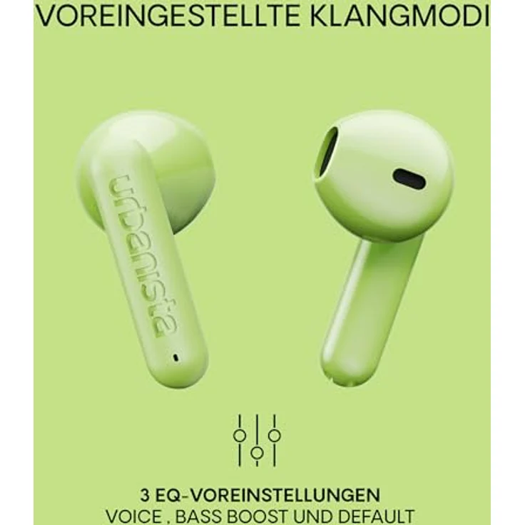 Urbanista Austin 2, True Wireless Stereo Kopfhörer mit aktiver Geräuschunterdrückung, 25 Stunden Laufzeit, spritzwassergeschützt, Grün – Bild 4