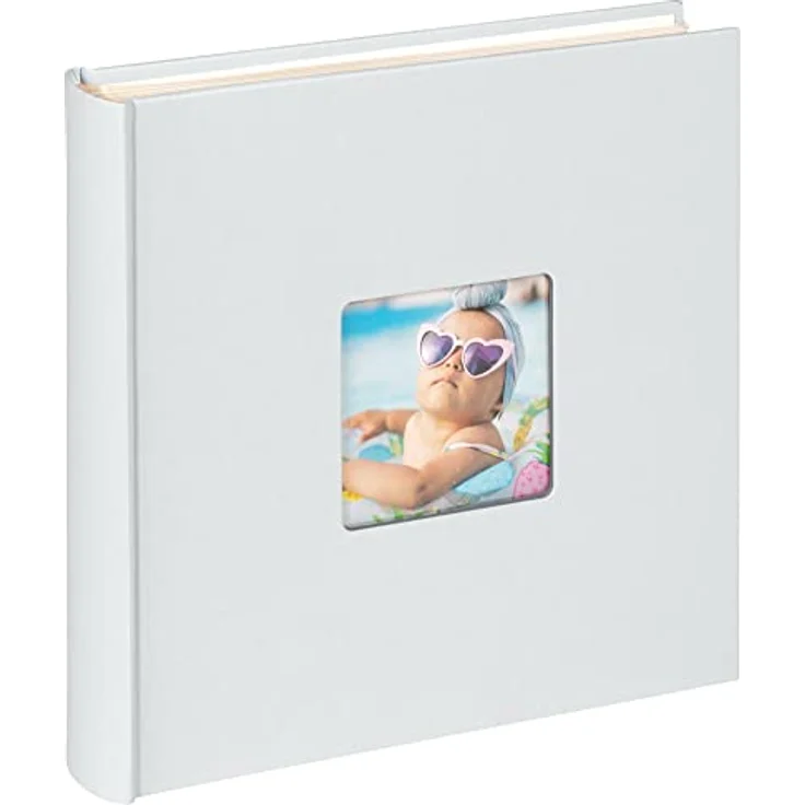 walther design FA-208-BL Fotoalbum Fun Baby, 30x30 cm, hellblau – Bild 1
