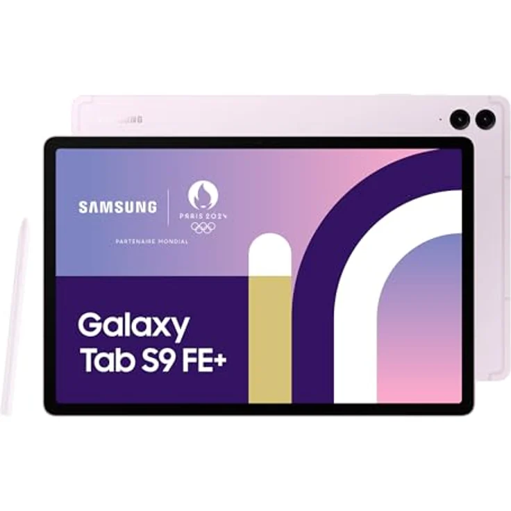 Samsung Galaxy Tab S9 FE+ Android-Tablet, Mit Stift (S Pen), Lange Akkulaufzeit, Simlockfrei ohne Vertrag, WiFi, 128 GB, Lavendel – Bild 2