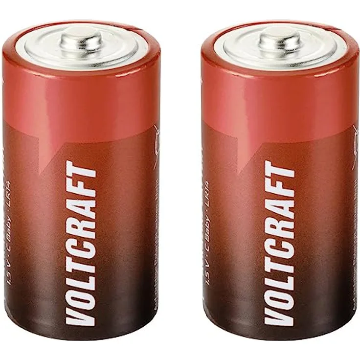 VOLTCRAFT Industrial LR14 Baby (C)-Batterie Alkali-Mangan 7500 mAh 1.5 V 2 St.