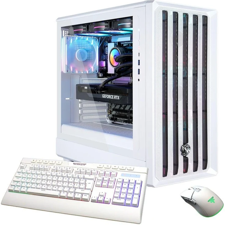 Hyrican GAMEMAX Gaming-PC – AMD Ryzen 7 9700X, 32 GB RAM, 1 TB SSD, NVIDIA RTX 5070 Ti, Weiß, Windows 11 Home