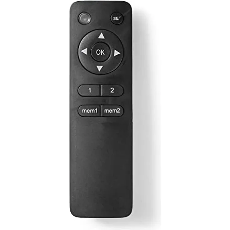Replacement Remote Control | Suitable for: TVCM5830BK / TVSM5830BK / TVSM5831BK / TVSM5850BK / TVWM5850BK | Fixed | 1 Device | Clear Lay-Out | Radio Frequency | Black