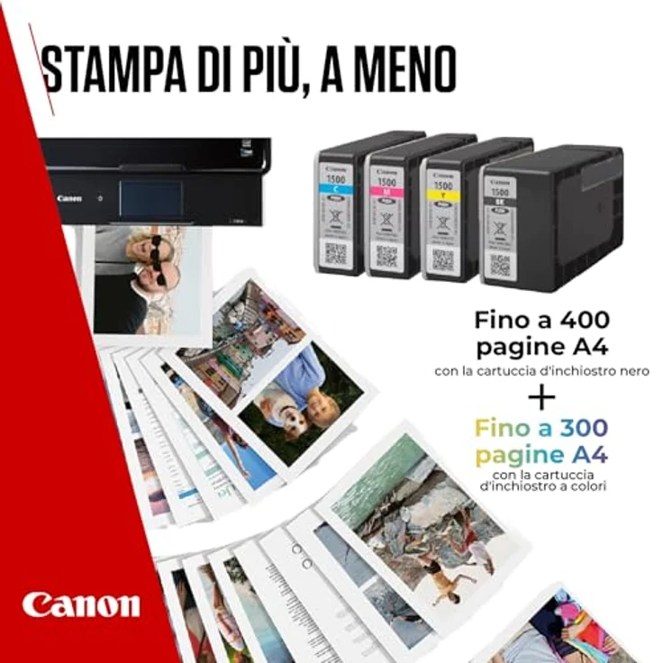 Canon PGI-1500 (BK), Druckerpatrone für optimale Druckqualität, Schwarz – Bild 5