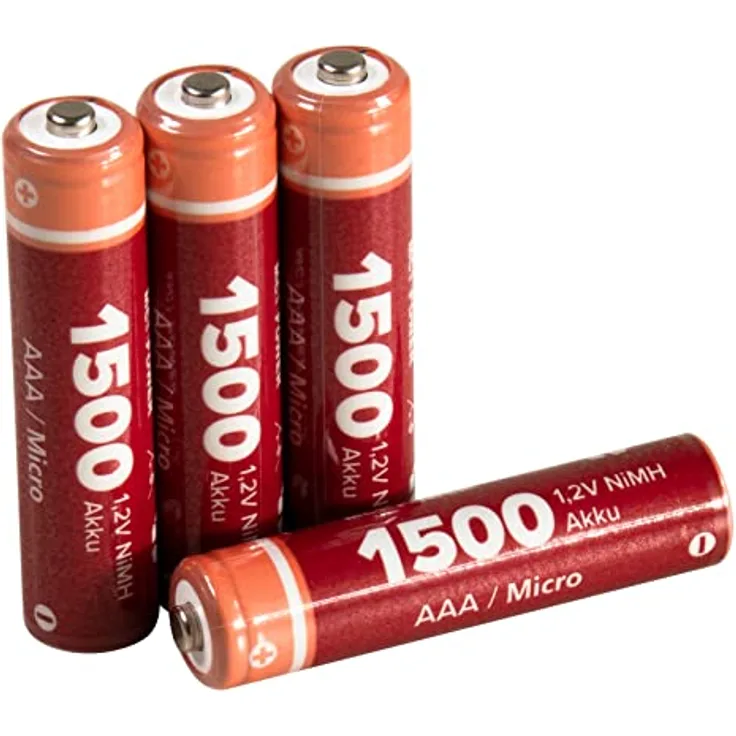 Micro-Akku McPower 1,2V 1500 NiMH Typ AAA 4er-Pack
