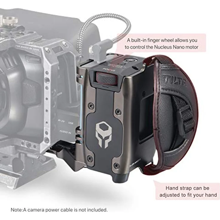 Tilta Side Focus Griff Typ I (F970 Batterie) -Tilta grau Kompatibel mit Nikon Z7 / BMPCC-4K grau TA-SFH1-97-G - Batteriegriff mit zusätzlicher Stabilität und Fokussteuerung – Bild 5