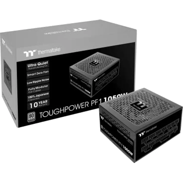 Thermaltake Tt Toughpower PF1 1050W | 80Plus Platin Zertifiziert | Voll-Modulares Netzteil