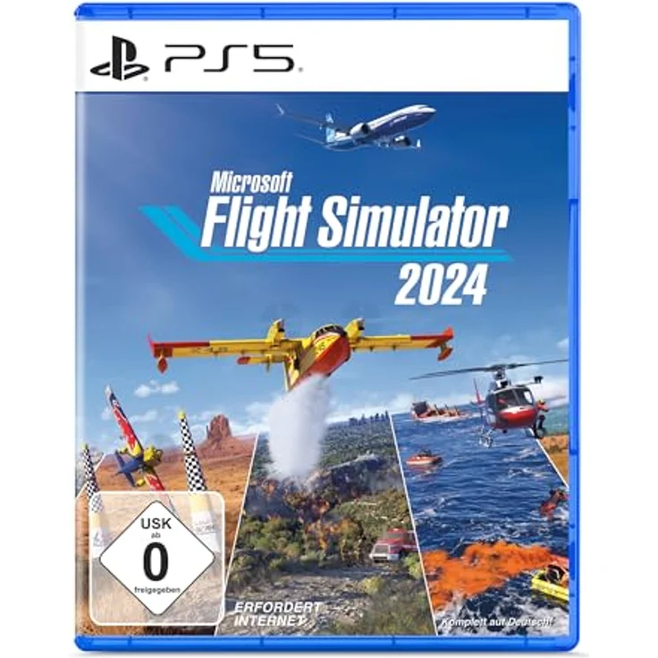 Microsoft Flight Simulator 2024 Standard Edition, PS5-Spiel mit dynamisch generierten Missionen und realistischem Flugerlebnis – Bild 2