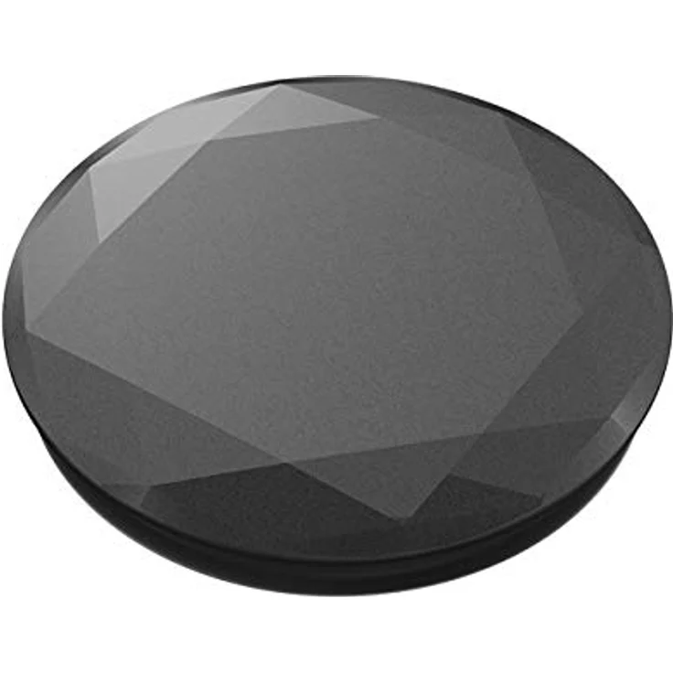 PopSockets PopGrip - Ausziehbarer Sockel und Griff für Smartphones und Tablets mit einem Austauschbarem Top - Metallic Diamond Black – Bild 3