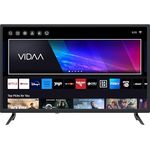 JTC 32” HD SMART TV Slim Type VIDAA Betriebssystem und Triple Tuner, 80 cm Bildschirmdiagonale, D-LED, Triple Tuner, Schwarz