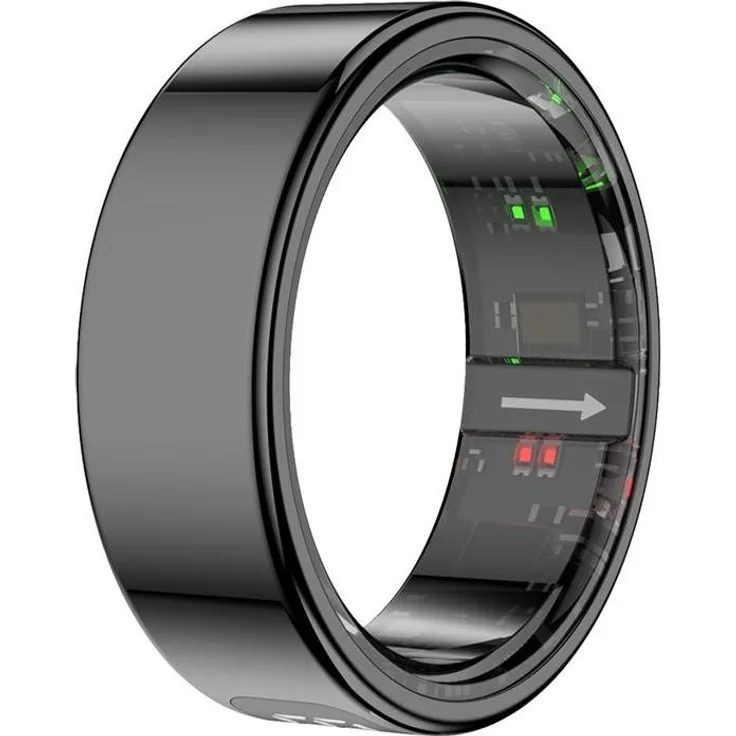 Colmi Smartring R12, Smart Ring mit 22.4 mm Durchmesser, Schwarz