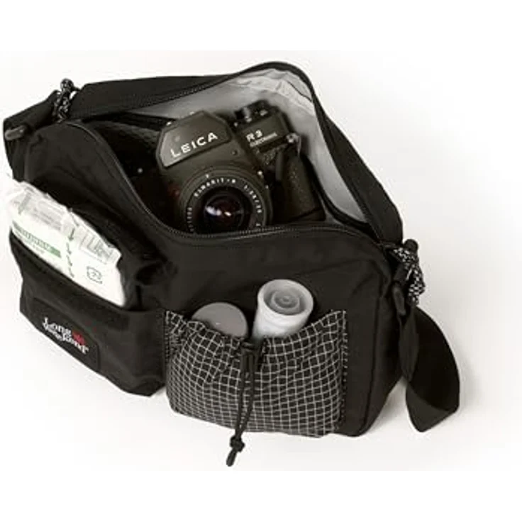 Long Weekend Santa Fe Shoulder Bag 3L, Wetterfeste Kameratasche aus Nylon und Ripstop, Schwarz, 3L Volumen – Bild 4