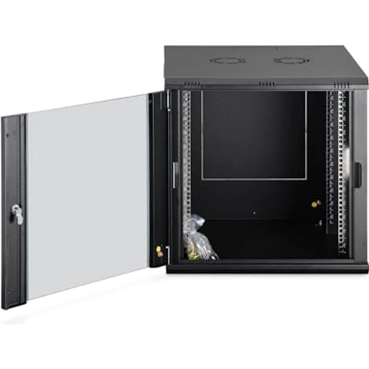 DIGITUS Wandgehäuse Dynamic-N Serie, 600x600 mm, 12HE, unmontiert, schwarz – Bild 10