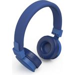 Hama Freedom Lit II (15 h, Kabelgebunden), Kopfhörer, Blau mit Bluetooth, Mikrofon und lange Akkulaufzeit