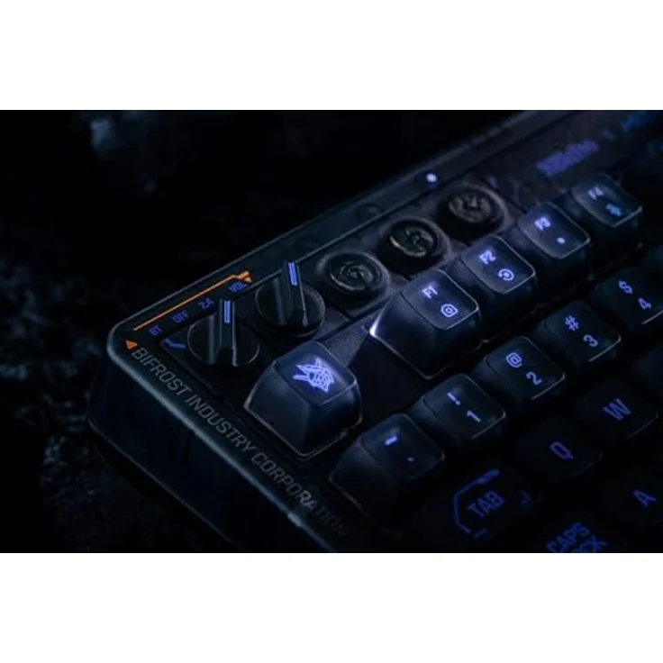 8bitdo Mechanical Keyboard Mecha Break Edition, Kabelgebunden und Kabellos, 87 Tasten, Schwarz, RGB-Hintergrundbeleuchtung, Hot-swappable Kailh Glaze Jellyfish Pro Switches – Bild 11