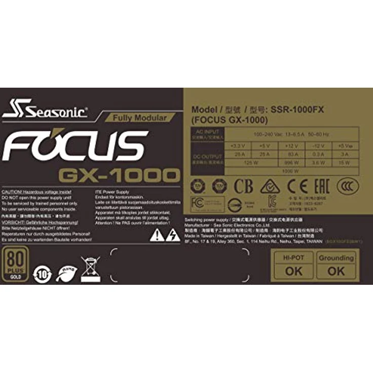 Seasonic Focus GX-1000-1000 Watt – Bild 7