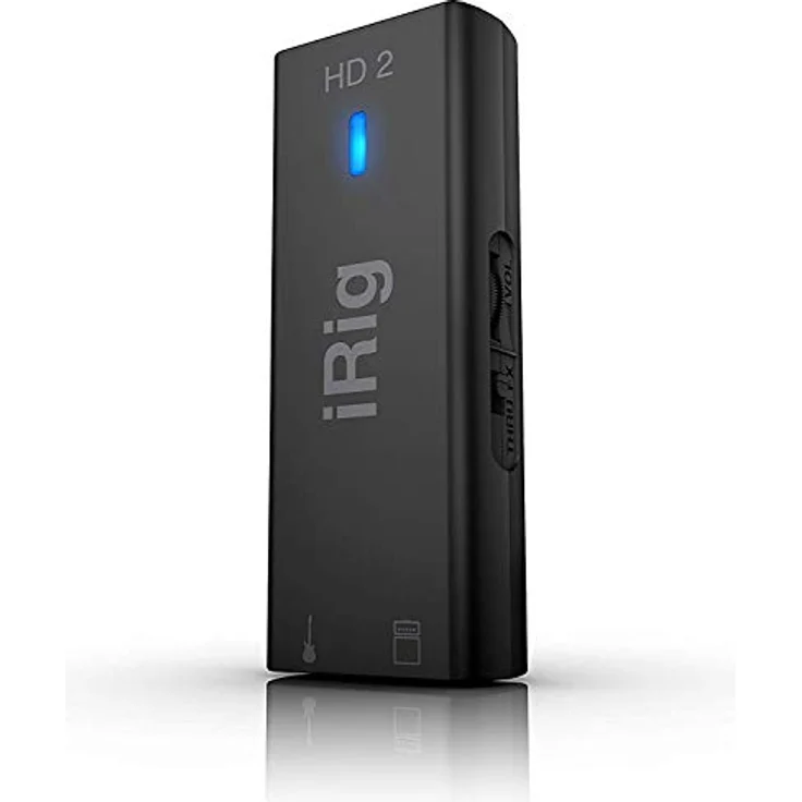 IK Multimedia iRig HD 2, Audio-Interface für Gitarre, 96 kHz mit 24-Bit-A/D-Wandlung, kompaktes Design, FX- und Thru-Anpassung – Bild 1