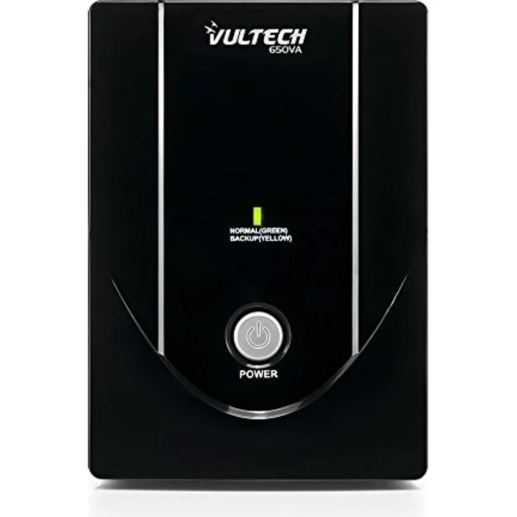 VulTech UPS650VA-LITE Kontinuitätsgruppe Offline, Schwarz – Bild 3