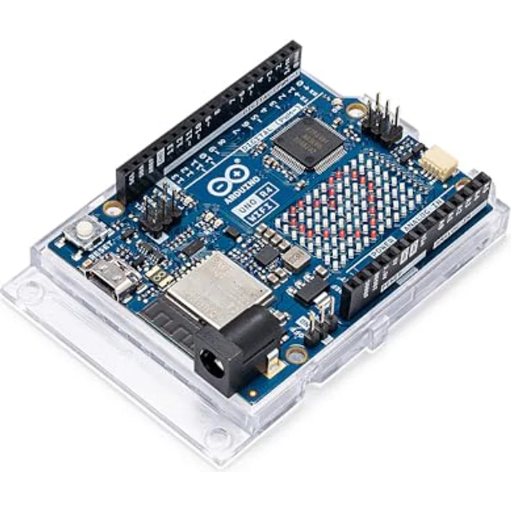 Arduino ABX00087 Uno Rev4 Wifi, 32-Bit-Mikrocontroller mit Abwärtskompatibilität und erweiterten Funktionen – Bild 1