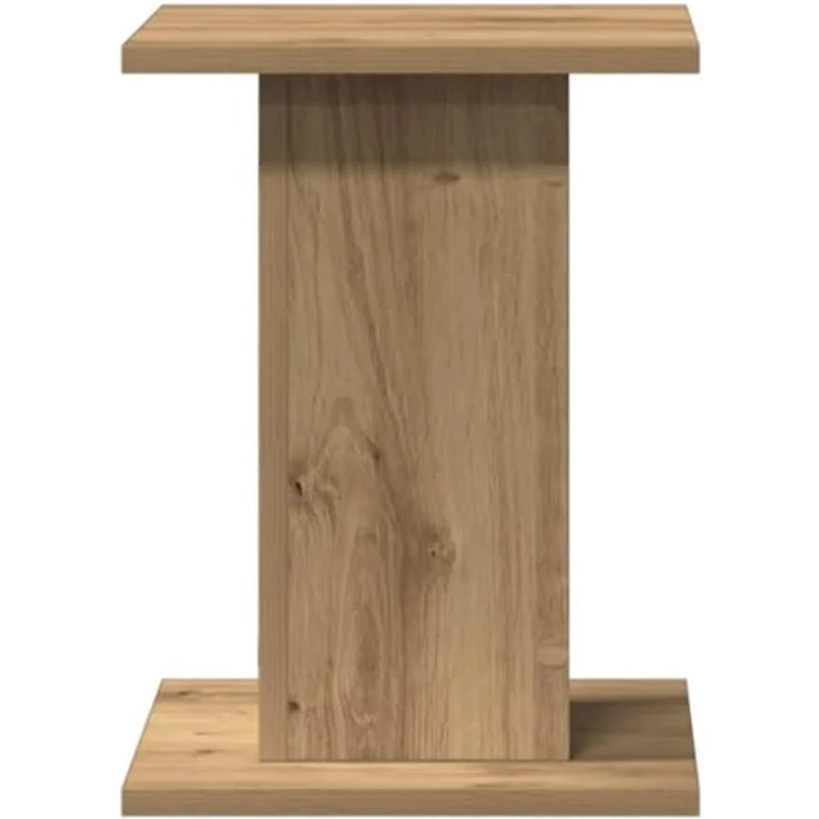 vidaXL Lautsprecherständer 2 STK., Hoher Boxenständer aus Artisan-Eiche, robuste Oberfläche, verbessertes Audio-Hörerlebnis – Bild 5
