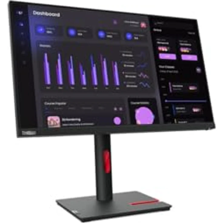 Lenovo TS/T24i-30 Monitor, Hochwertiges Office-Monitor mit flexiblem Design, langlebig – Bild 1