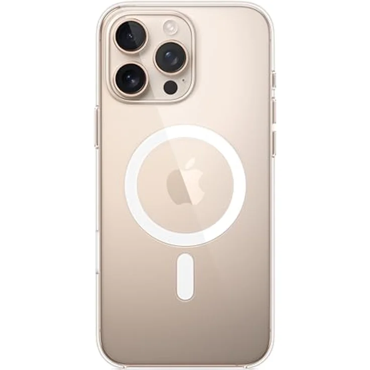 Apple iPhone 16 Pro Max Clear Case mit MagSafe, transparente Handyhülle mit magnetischer Halterung und Kamera-Steuerung - Preisvergleich – Bild 1