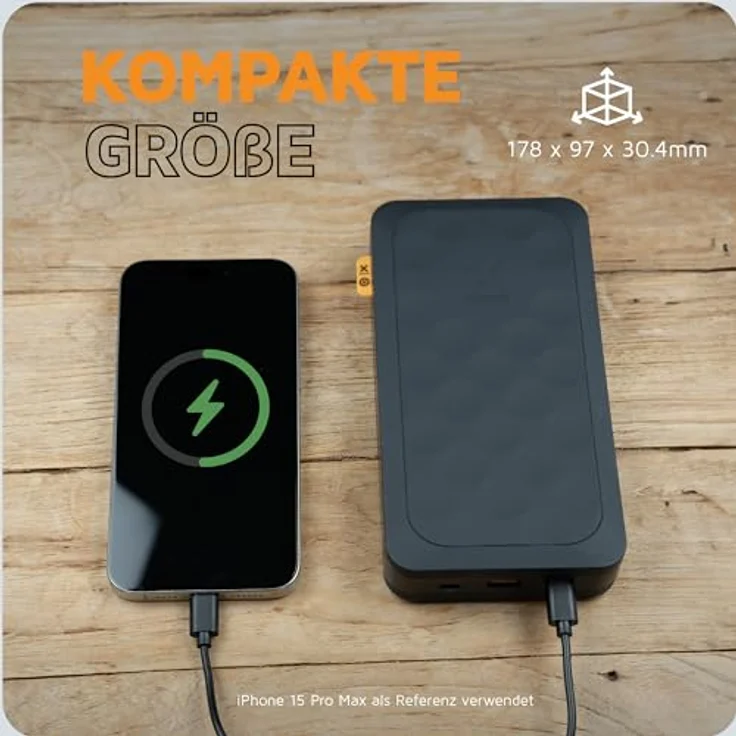 Xtorm Fuel Series 5, Powerbank mit 10000 mAh, 20 W USB-C Ausgang, Schwarz – Bild 9