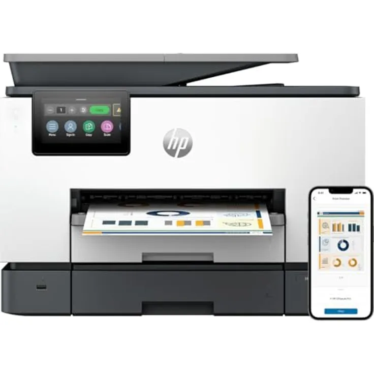 HP Multifunktionsdrucker 4U561B#686, mehrfarbig, kompakt mit hochwertigen Druck-, Scan- und Kopierfunktionen