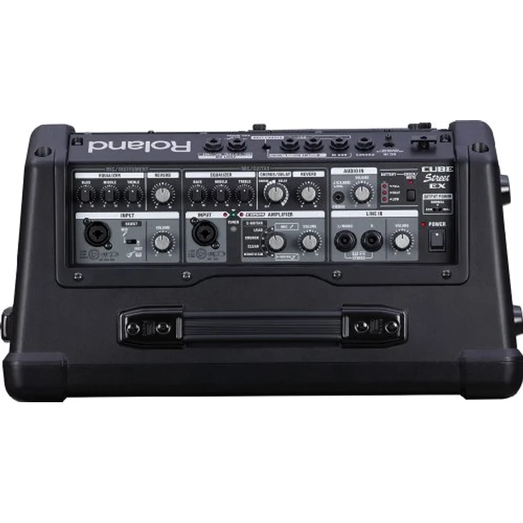 Roland Cube Street Ex batteriebetriebener portabler Stereoverstärker, für mobile Musiker, 50 Watt Stereoleistung – Bild 4