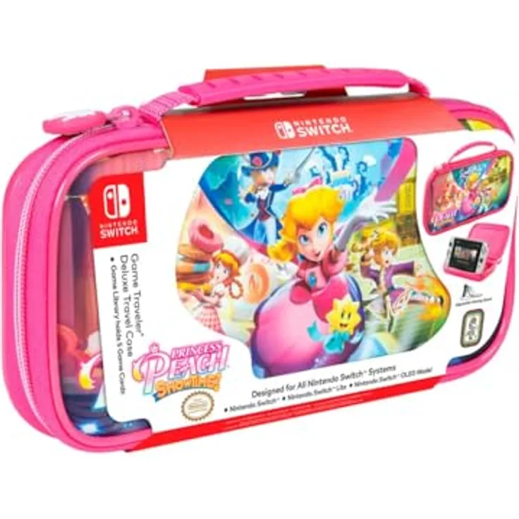 Nintendo Offizielle Princess Peach Showtime Switch™ Tragetasche und Schutz, kompatibel mit Lite und OLED