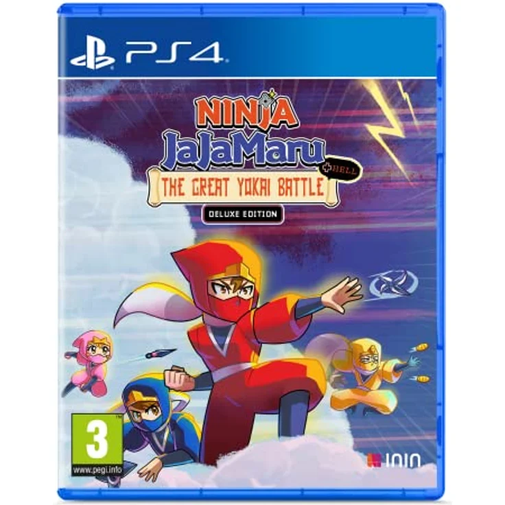 ININ Games Ninja JaJaMaru: The Great Yokai Battle + Hell - Deluxe Edition (PS4), mit lokalem 2-Spieler-Modus und über 20 spielbaren Charakteren - Preisvergleich – Bild 1