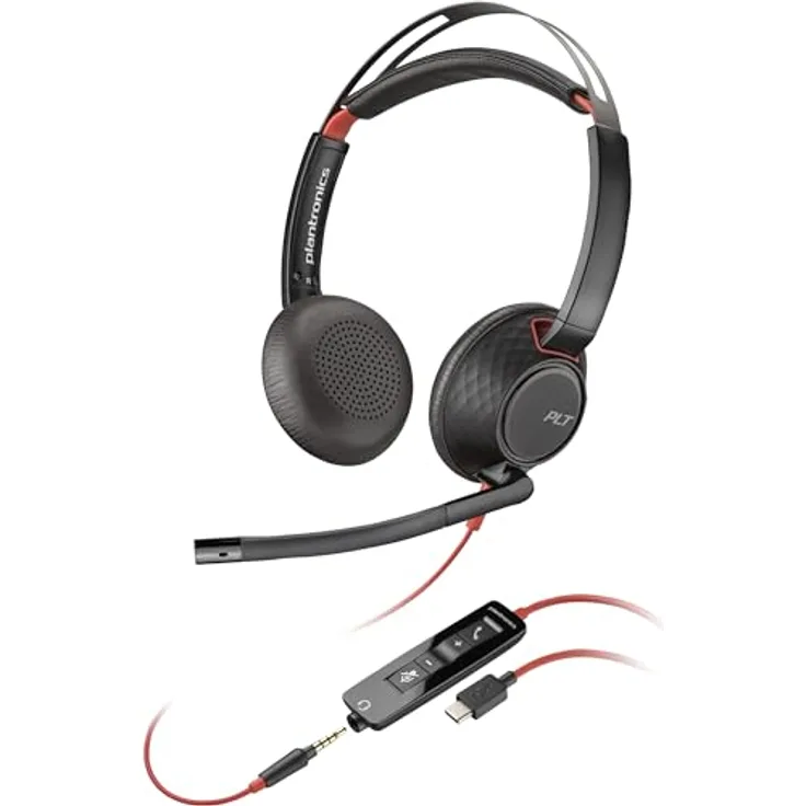 HP Poly Blackwire C5220 USB-C und 3,5mm Stereo
