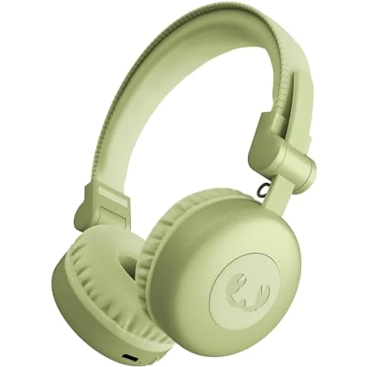 Fresh 'n Rebel Code Core, kabellose On-Ear Bluetooth-Kopfhörer mit 30 Stunden Spielzeit, Mikrofon, Lautstärkeregler und faltbarem Design (Wild Green) – Bild 1