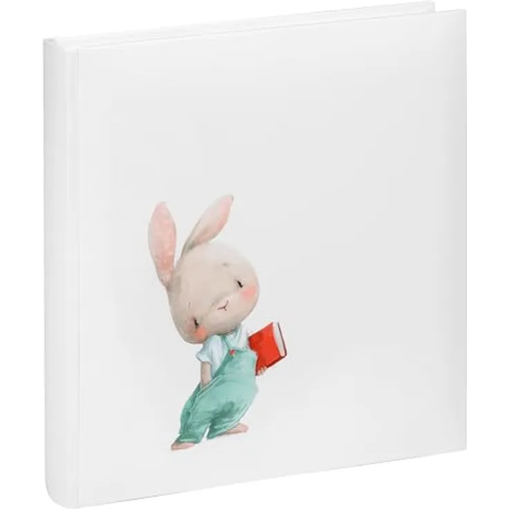 walther design Fotoalbum, Hase, 26 x 25 cm, laminiert mit CD-Archiv und Hasen-Motiv