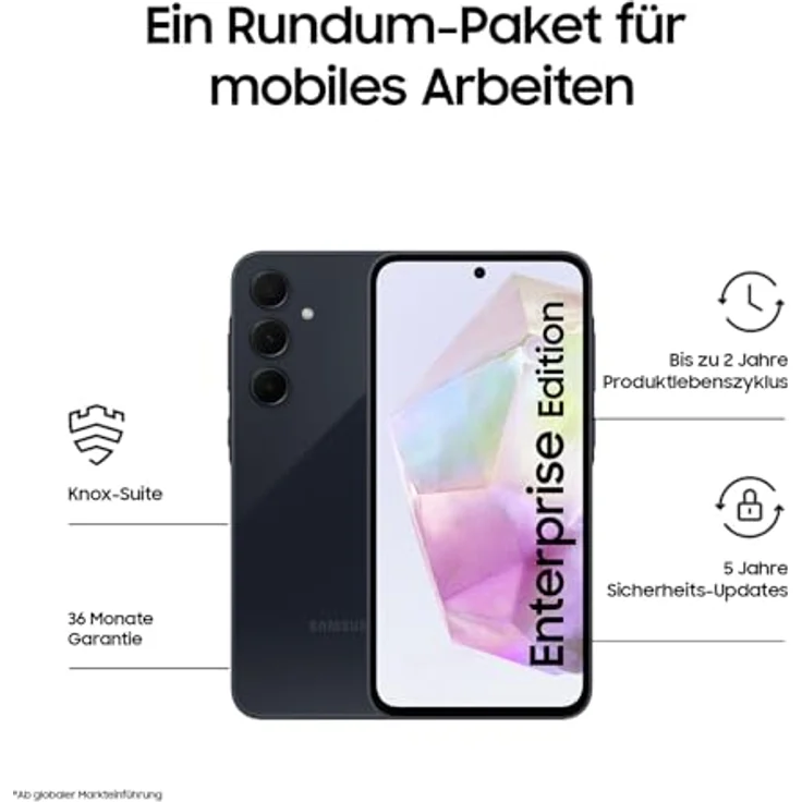 Samsung Galaxy A35 5G Enterprise Edition, 6 GB RAM/ 128 GB, 3 Jahre Herstellergarantie – Bild 2