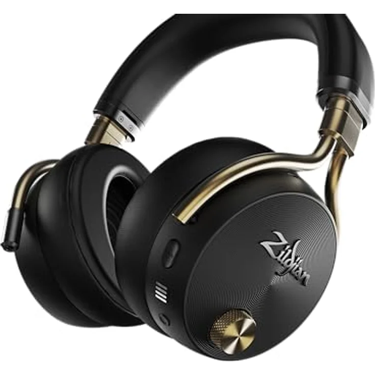 Zildjian ALCHEM-E Perfect Tune Over Ear Kopfhörer, Wireless Kopfhörer mit aktiver Geräuschunterdrückung, bis zu 45 Stunden Akkulaufzeit, Schwarz – Bild 3