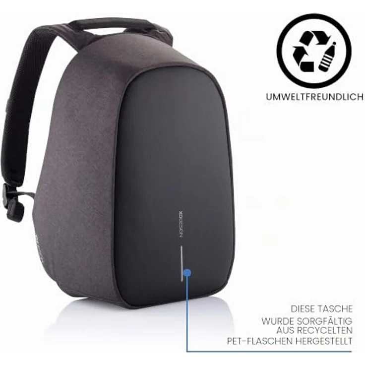 XD Design Bobby Hero XL, 17" Laptop Backpack in Grau, XL Notebook-Rucksack – Bild 10