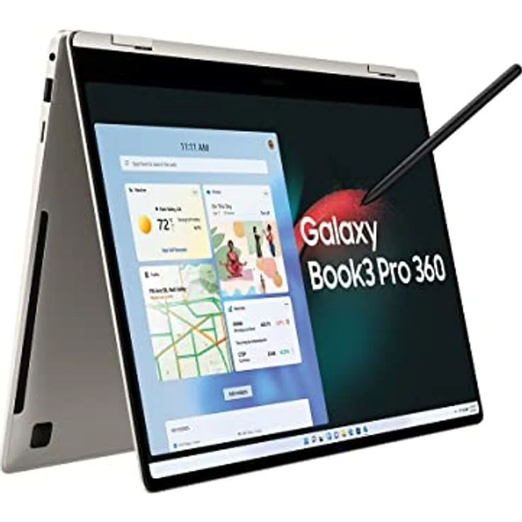SAMSUNG Galaxy Book3 Pro 360 + Google Nest Hub 2. Gen Rock Candy - 16 Zoll i7-1360P 16 GB 1 TB W11H Beige – Bild 1