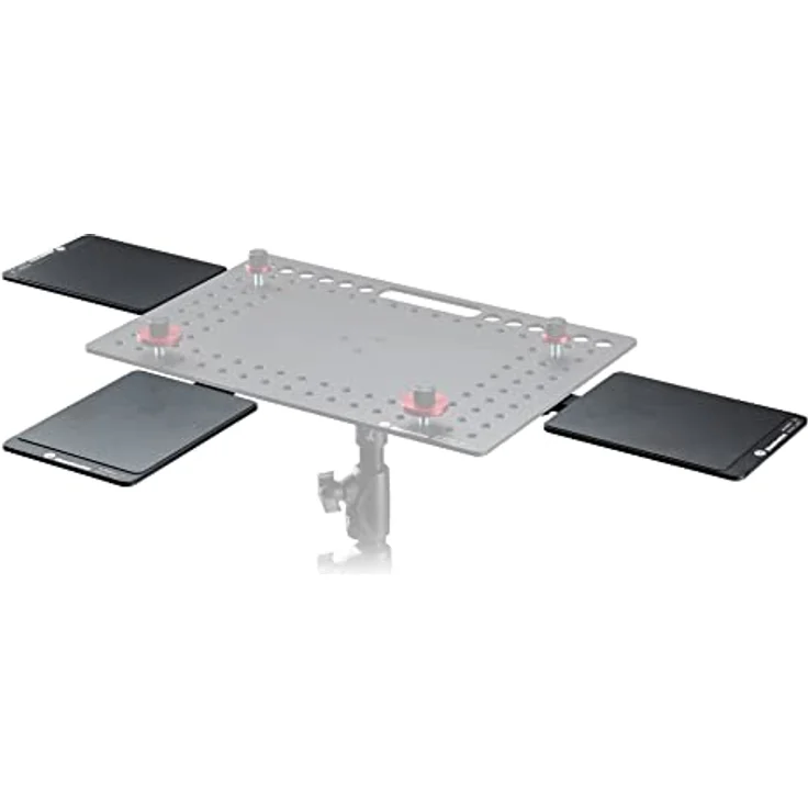 Manfrotto TetherGear Mouse Deck, Zubehör für PC-Halter, Externes Mauspad für Aluminium-Laptop-Halter, Konfiguration für Links- oder Rechtshänder, 32 cm x 15 cm, MLTSA2001B – Bild 5